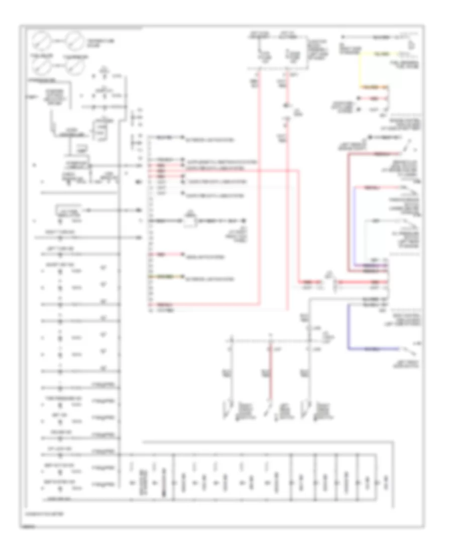 Instrument Cluster Wiring Diagram for Suzuki SX4 Sport 2007