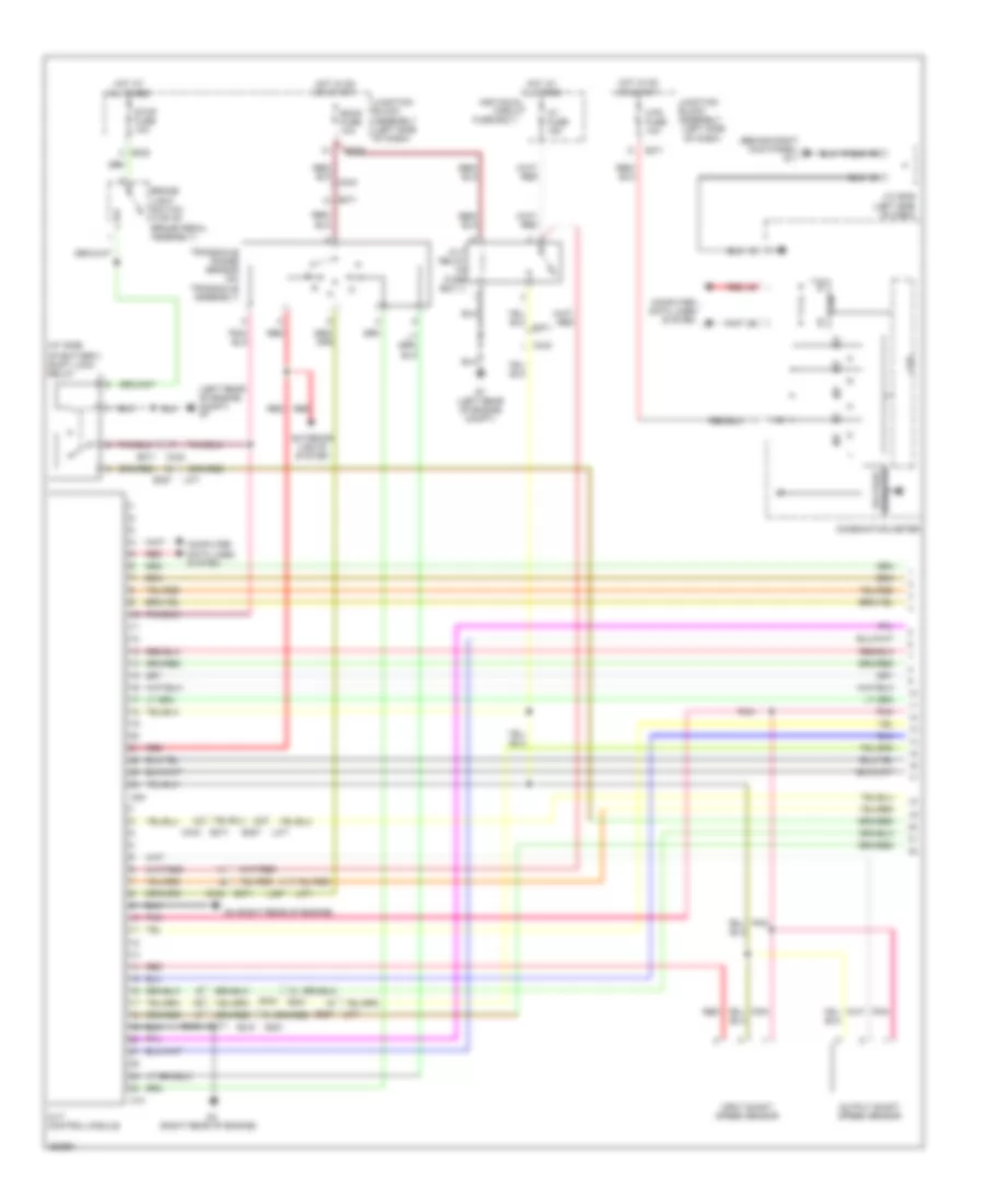 A T Wiring Diagram 1 of 2 for Suzuki SX4 LE 2012