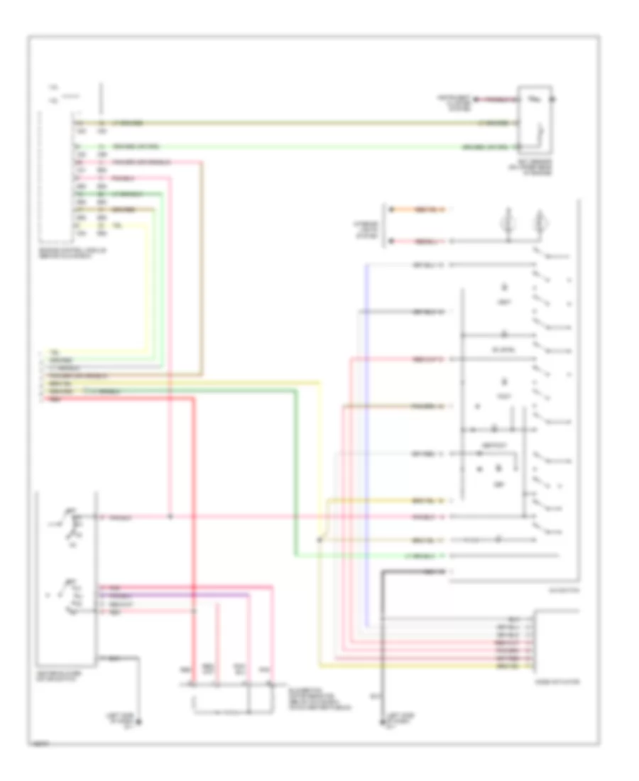 Manual AC Wiring Diagram (2 of 2) for Suzuki Esteem GL 2002