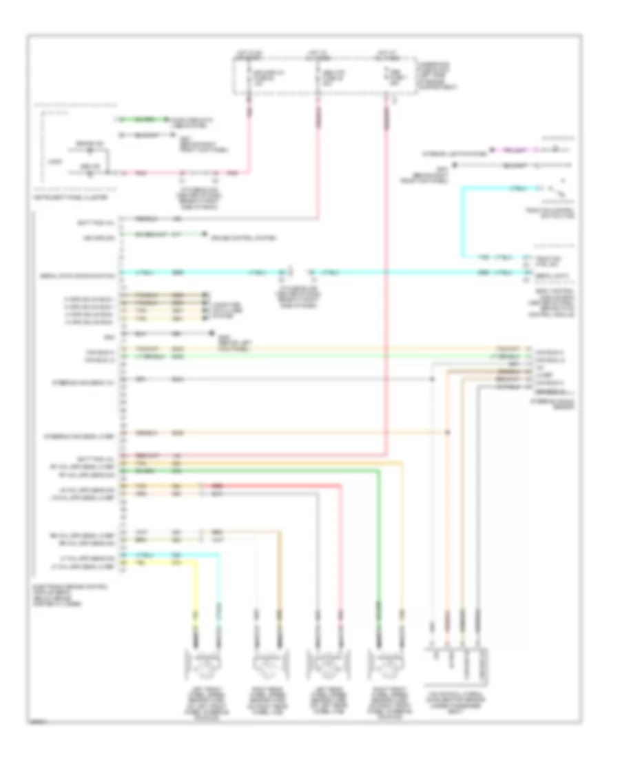 Anti lock Brakes Wiring Diagram for Suzuki XL7 Limited 2007