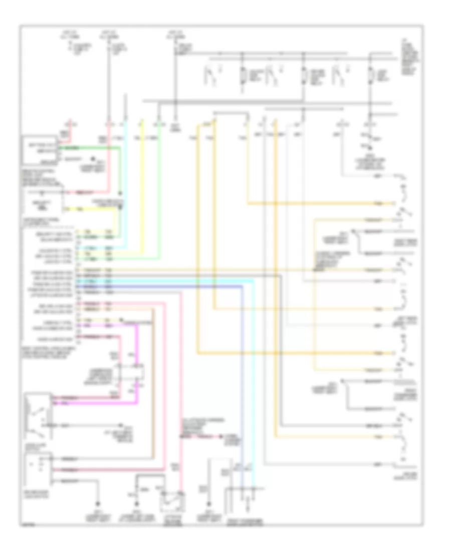 Forced Entry Wiring Diagram for Suzuki XL7 Limited 2007