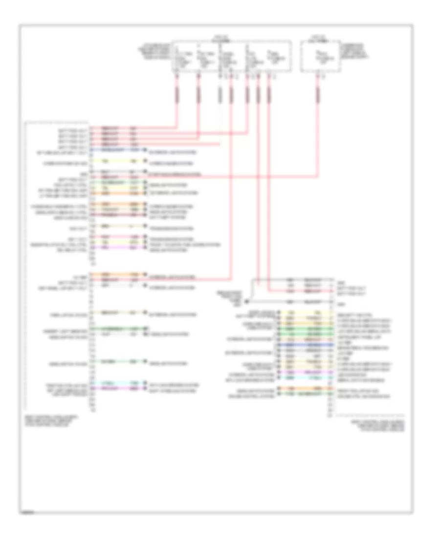 Body Control Modules Wiring Diagram 2 of 2 for Suzuki XL7 Limited 2007