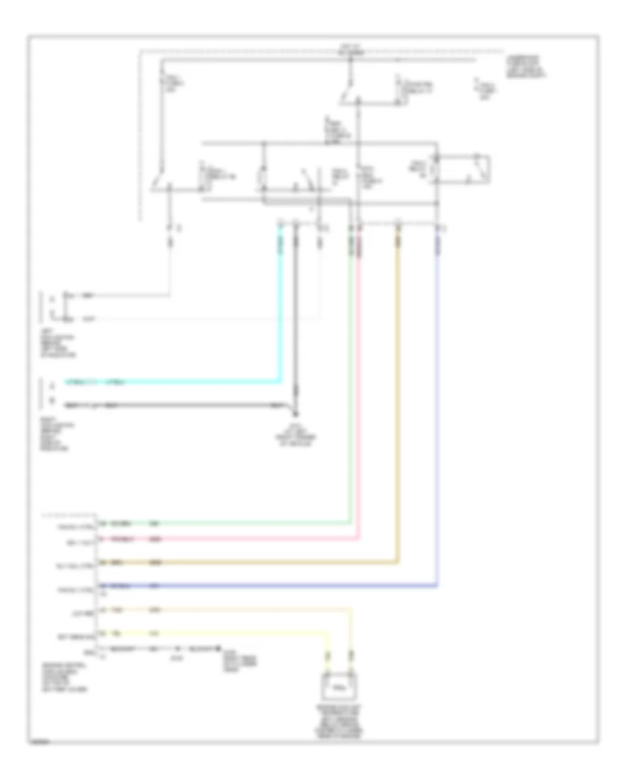 Cooling Fan Wiring Diagram for Suzuki XL7 Limited 2007