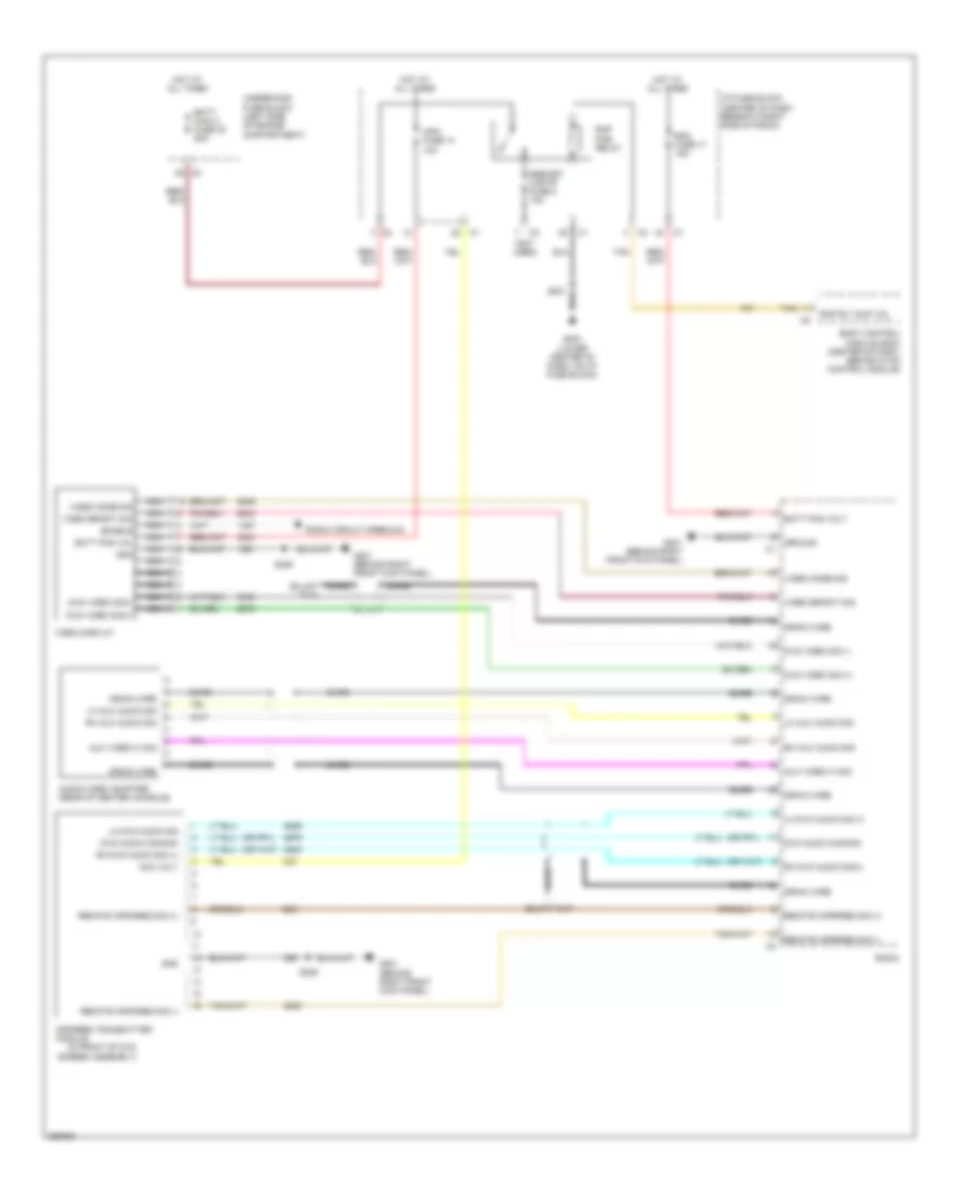 Video System Wiring Diagram for Suzuki XL7 Limited 2007