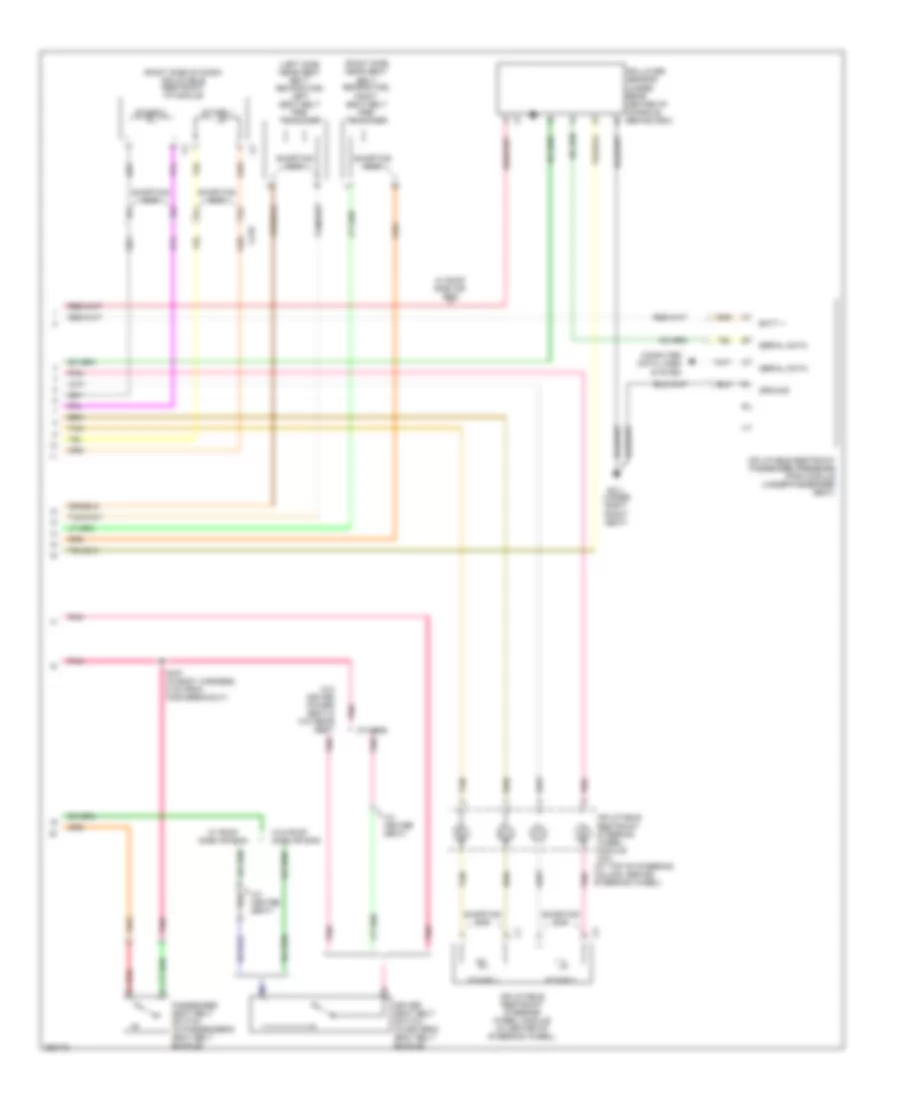 Supplemental Restraints Wiring Diagram 2 of 2 for Suzuki XL7 Limited 2007