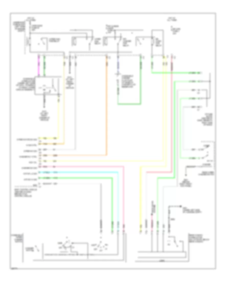 Wiper Washer Wiring Diagram for Suzuki XL7 Limited 2007