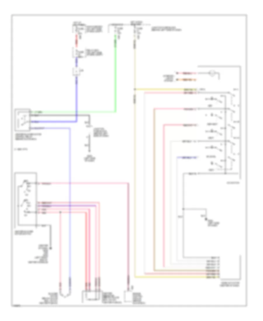 Heater Wiring Diagram for Suzuki Esteem GLX+ 1998