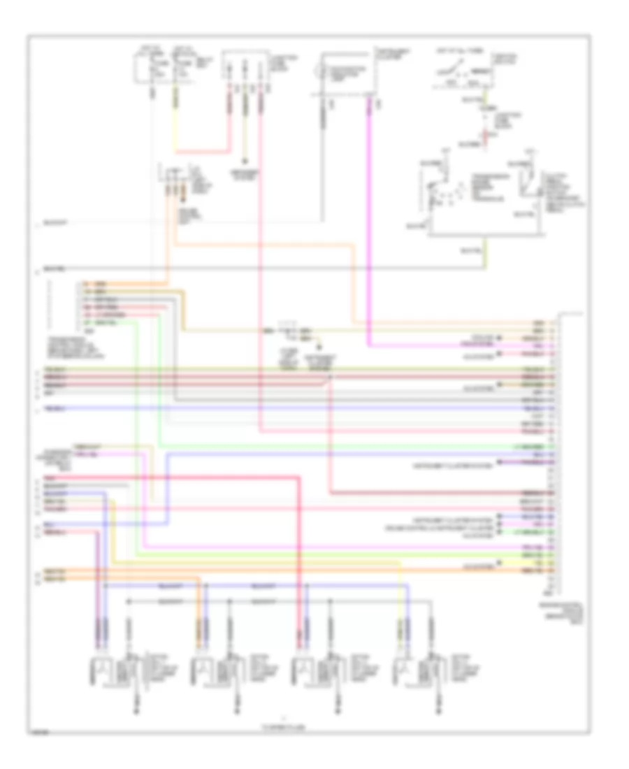 1.8L, Электросхема системы управления двигателя (3 из 3) для Suzuki Esteem GLX+ 2002