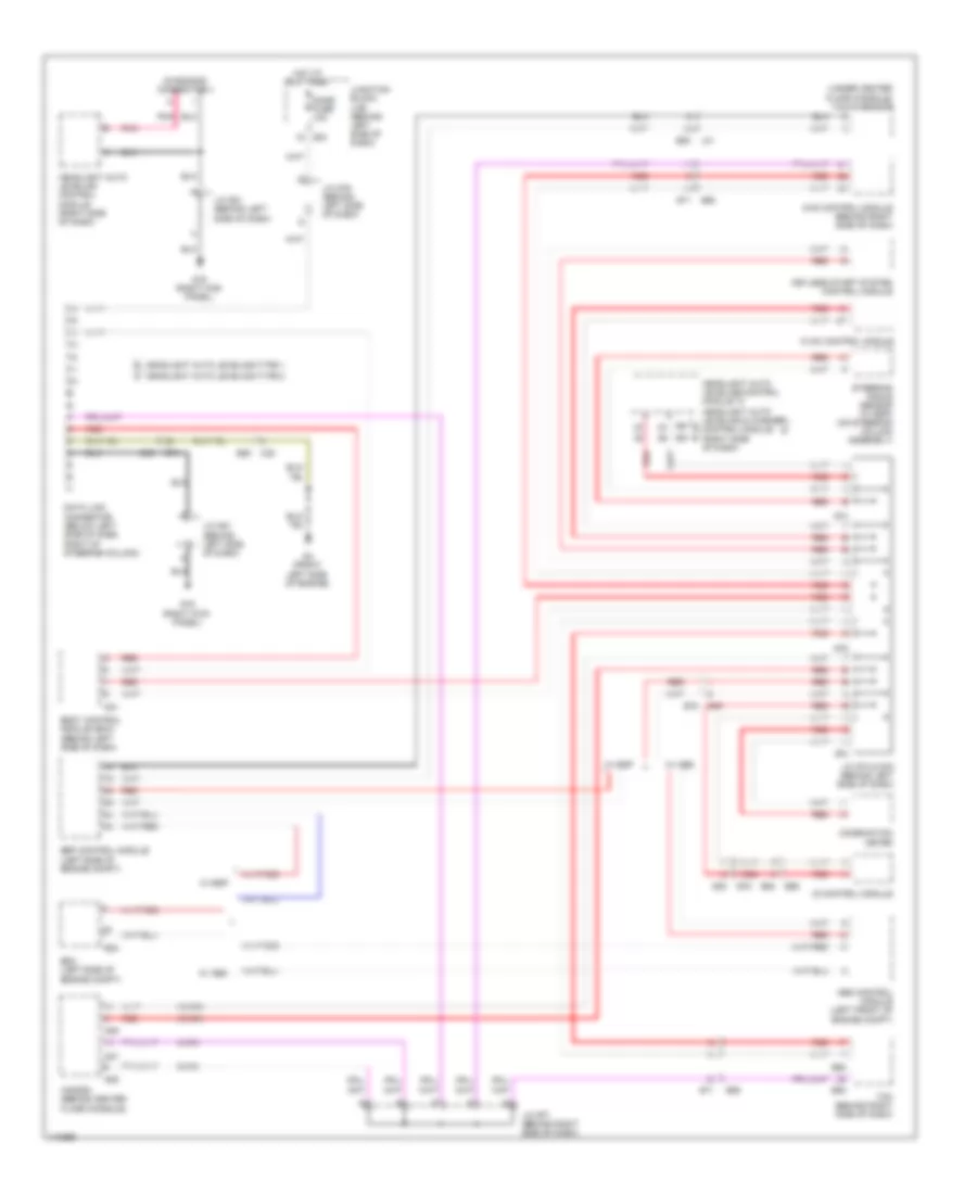 Computer Data Lines Wiring Diagram for Suzuki Grand Vitara 2013