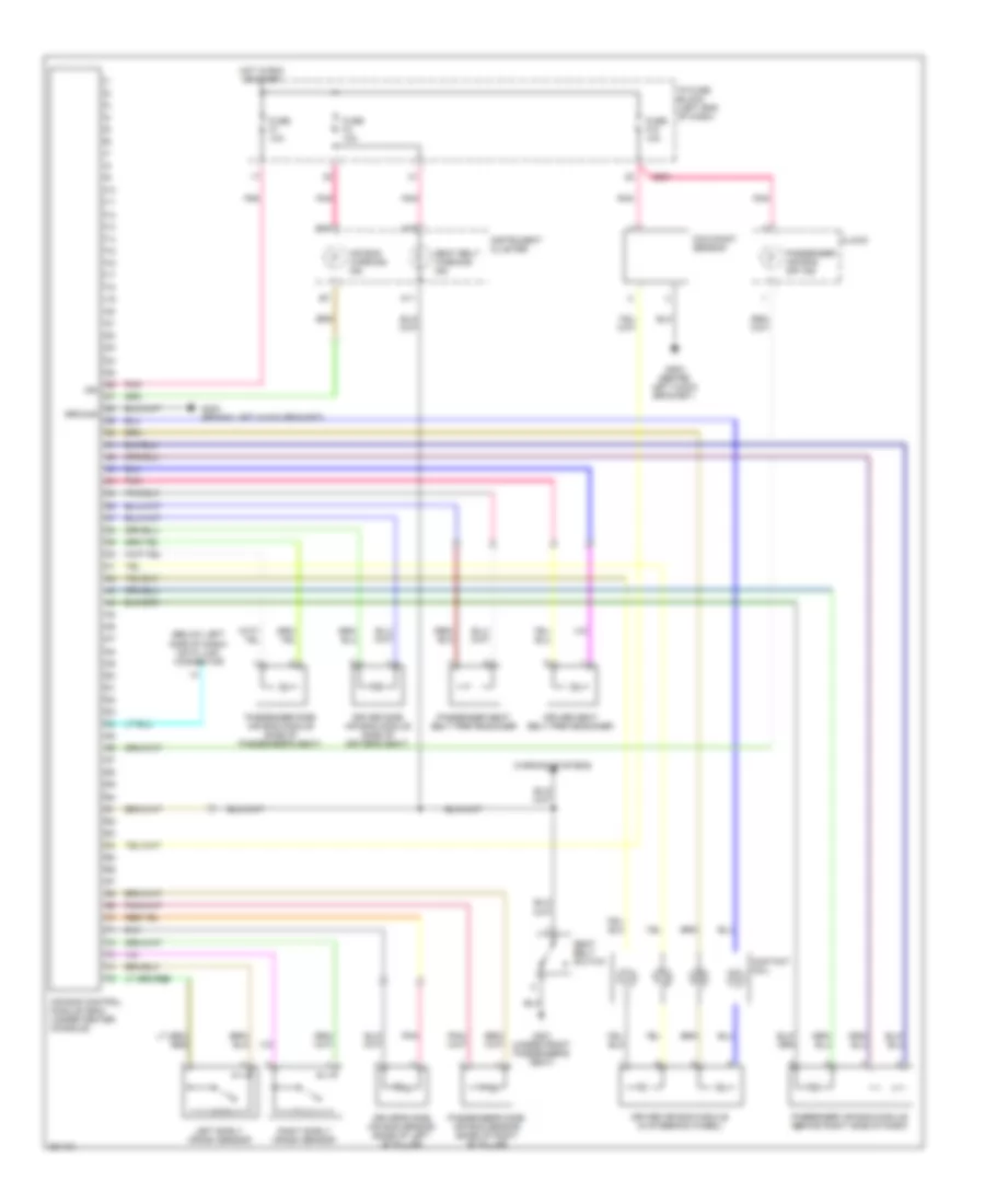 Supplemental Restraints Wiring Diagram for Suzuki Forenza 2008