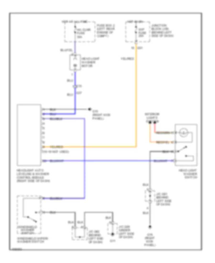 схема шайбы фары для Suzuki Grand Vitara Premium 2013