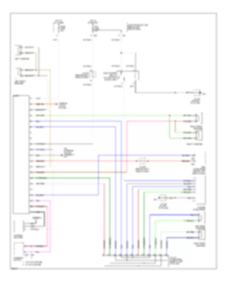 Radio Wiring Diagram for Suzuki Grand Vitara Luxury 2008