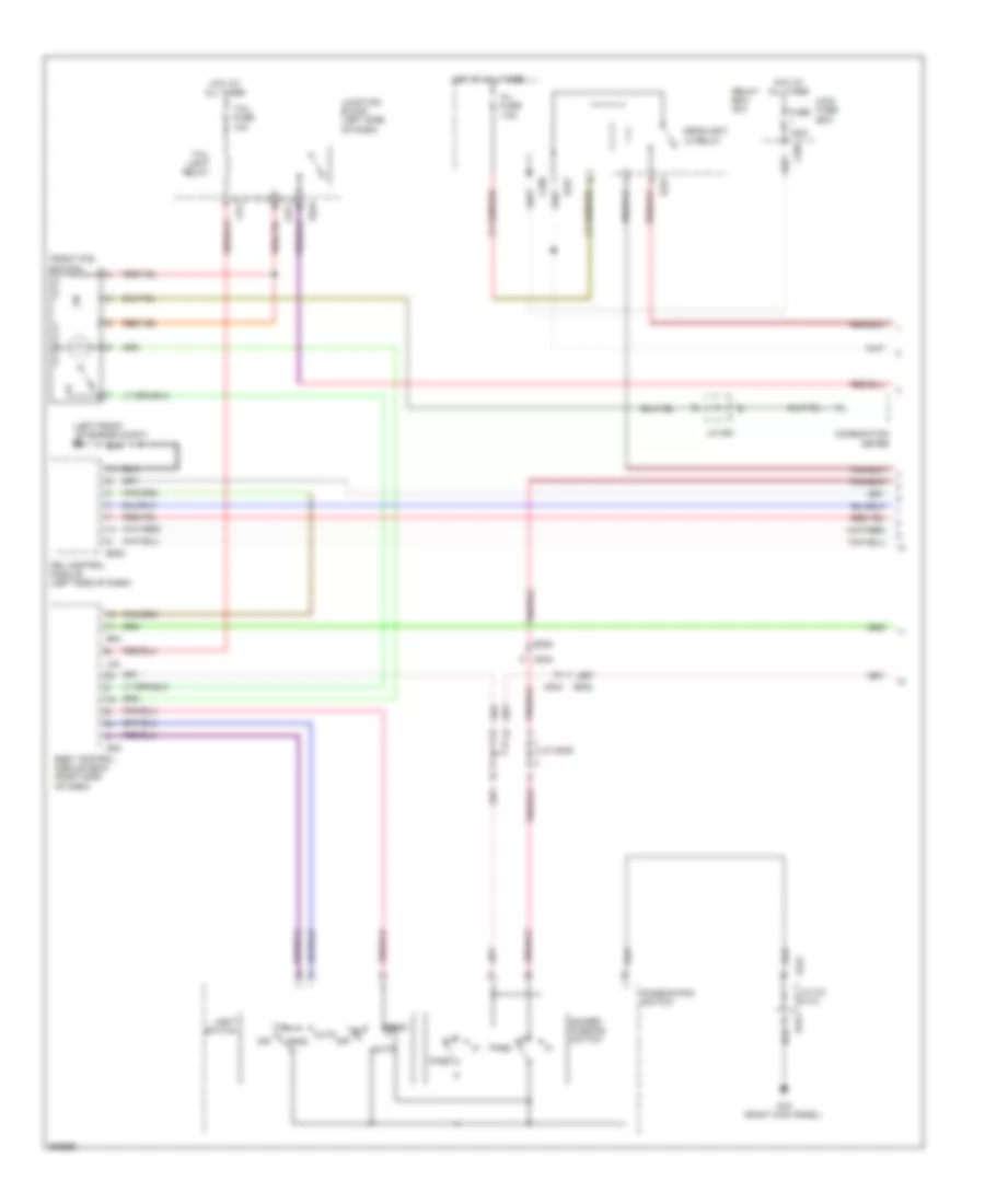 Headlights Wiring Diagram 1 of 2 for Suzuki Kizashi 2013