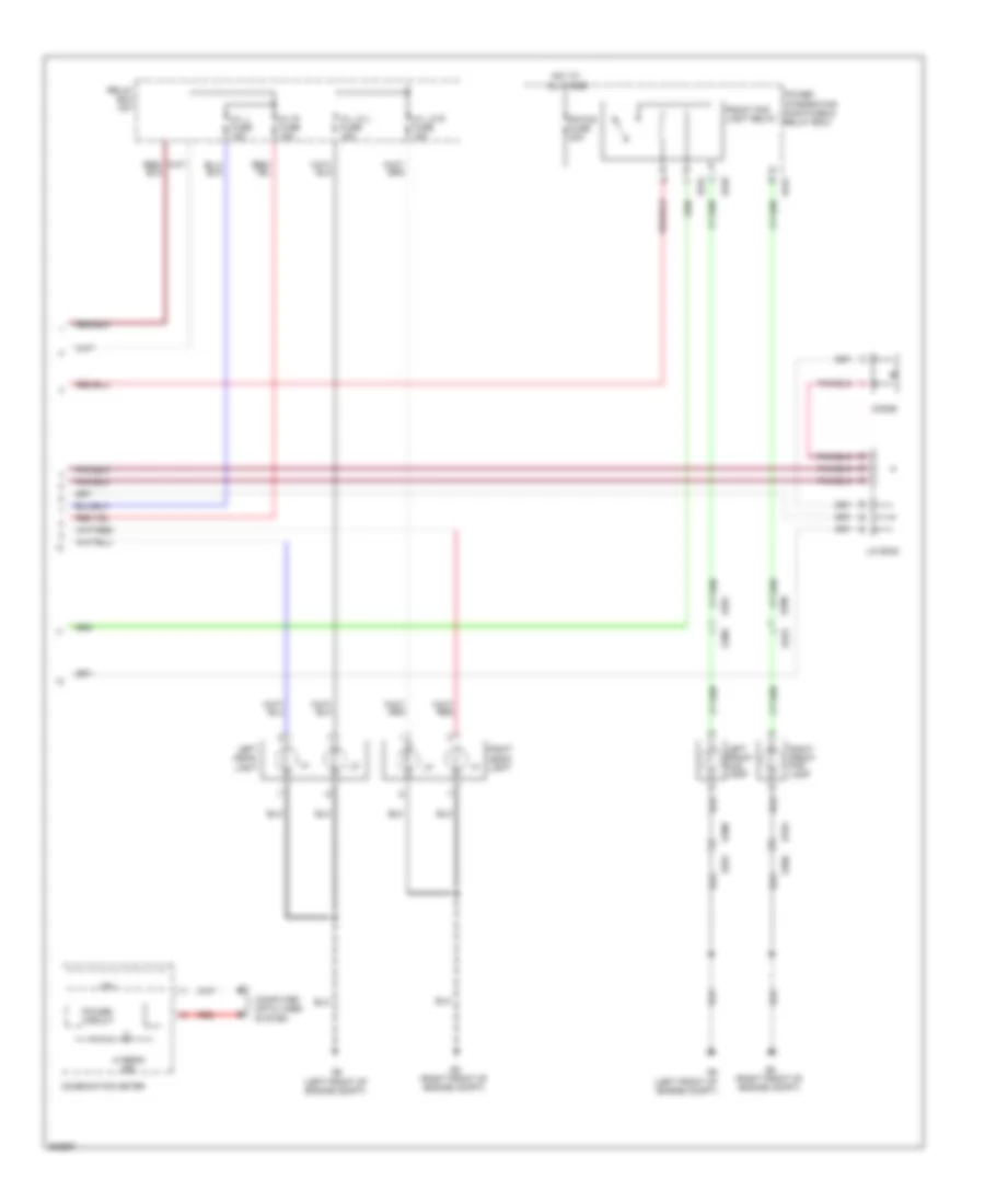 Headlights Wiring Diagram 2 of 2 for Suzuki Kizashi 2013