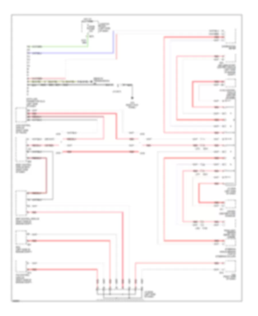 Computer Data Lines Wiring Diagram for Suzuki Kizashi SE 2013