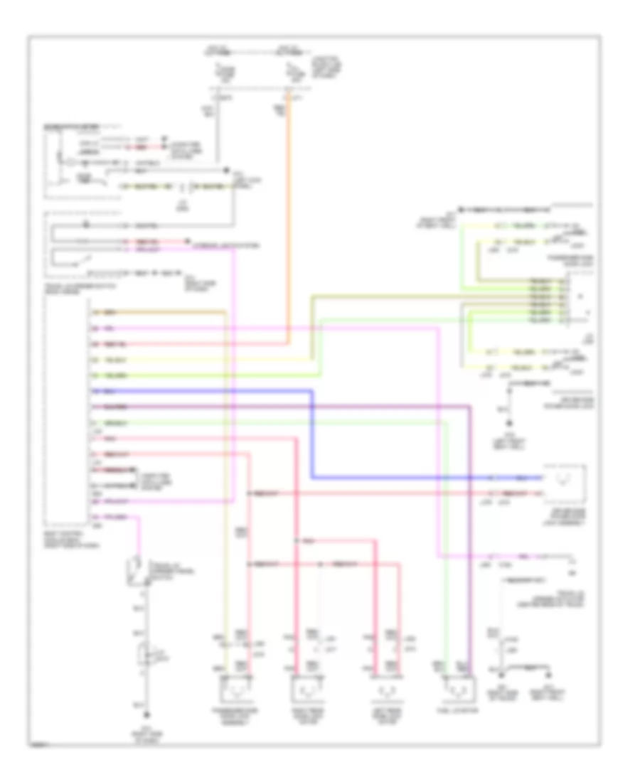 Power Door Locks Wiring Diagram, without Smart Key System for Suzuki Kizashi SE 2013