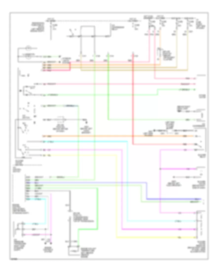 Manual A C Wiring Diagram 1 of 2 for Suzuki Reno 2008