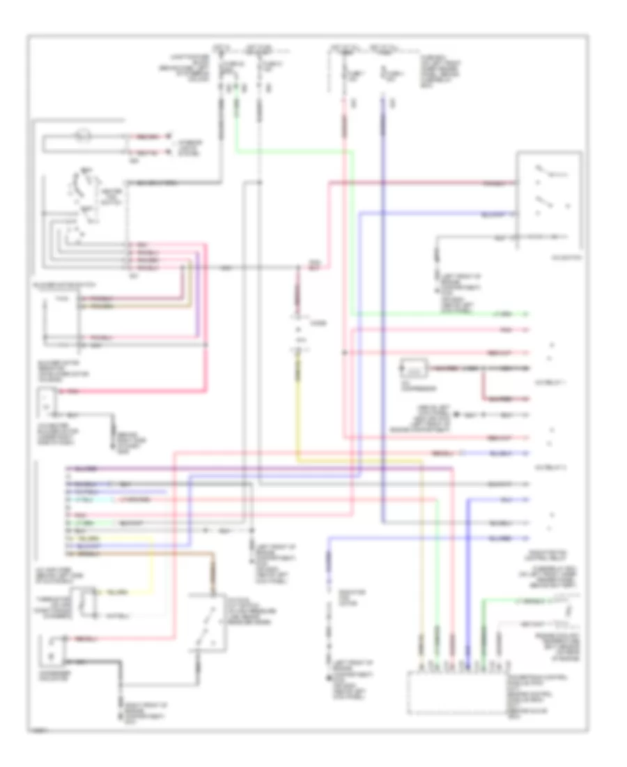A C Wiring Diagram for Suzuki Swift 1998