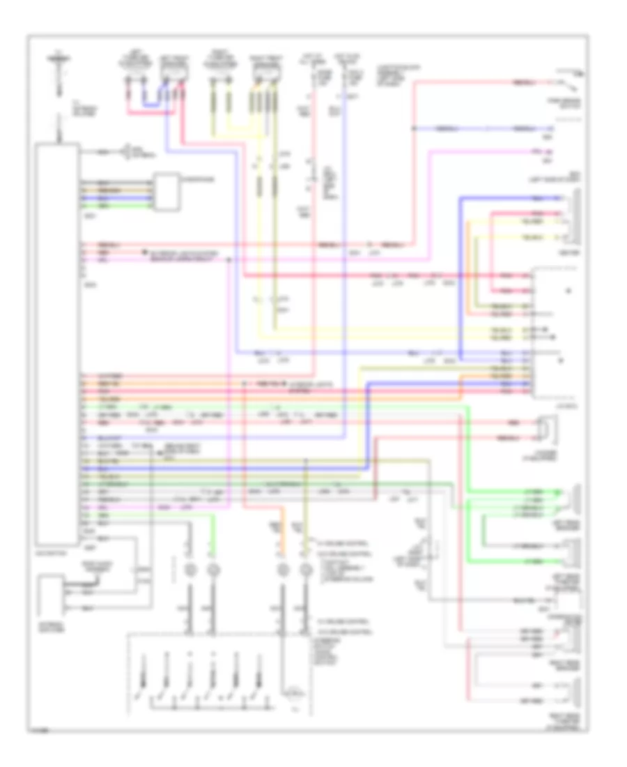 Radio Wiring Diagram with Navigation for Suzuki SX4 Crossover 2013