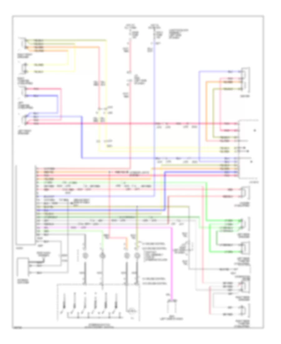 Radio Wiring Diagram without Navigation for Suzuki SX4 Crossover 2013