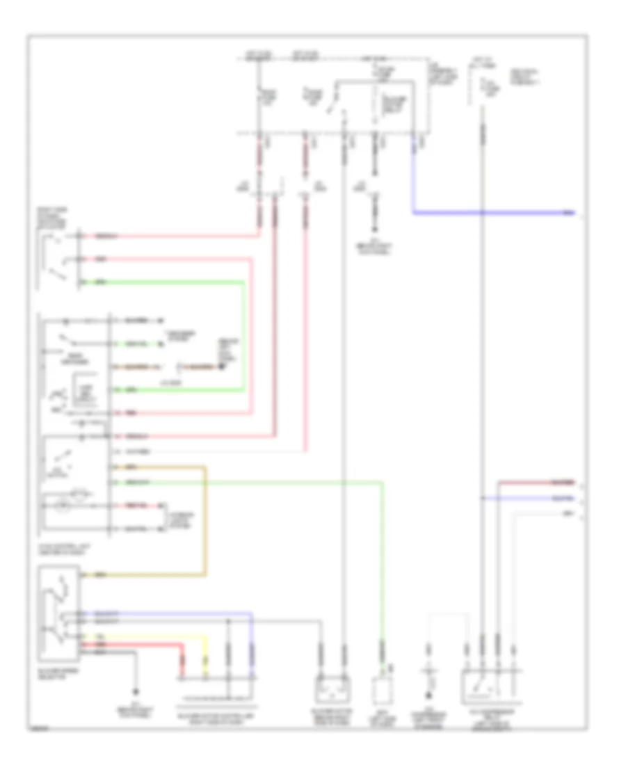 Manual AC Wiring Diagram (1 of 2) for Suzuki SX4 Crossover 2008