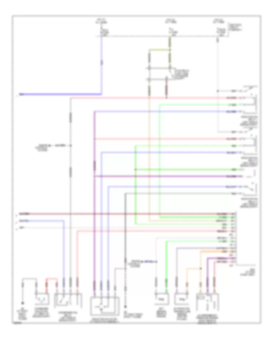Manual A C Wiring Diagram 2 of 2 for Suzuki SX4 Crossover 2008
