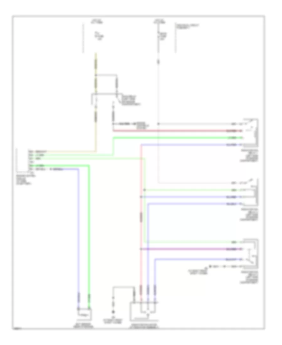 Cooling Fan Wiring Diagram for Suzuki SX4 Crossover 2008
