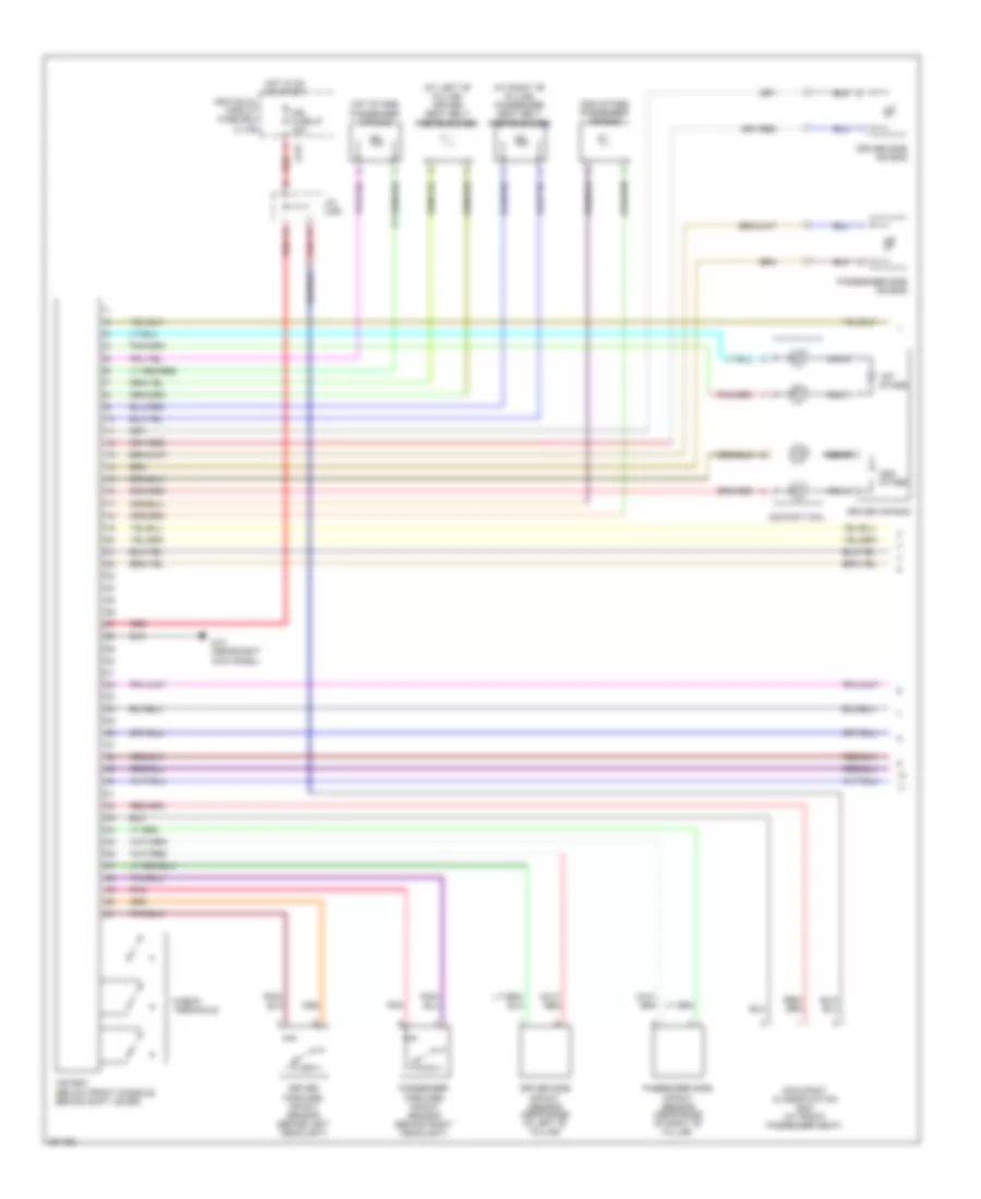 Supplemental Restraints Wiring Diagram 10 Channel 1 of 2 for Suzuki SX4 LE 2008
