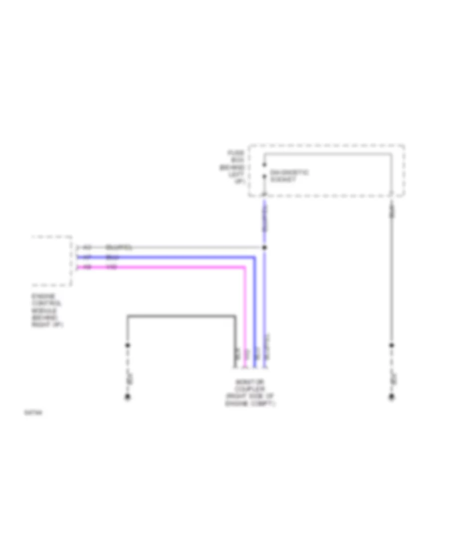 Data Link Connector Wiring Diagram for Suzuki Samurai JL 1990