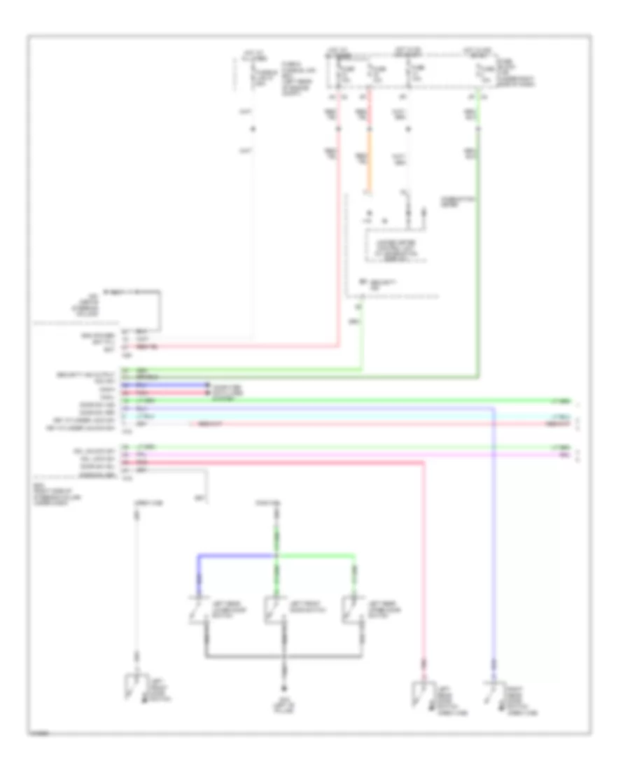Forced Entry Wiring Diagram 1 of 2 for Suzuki Equator 2009