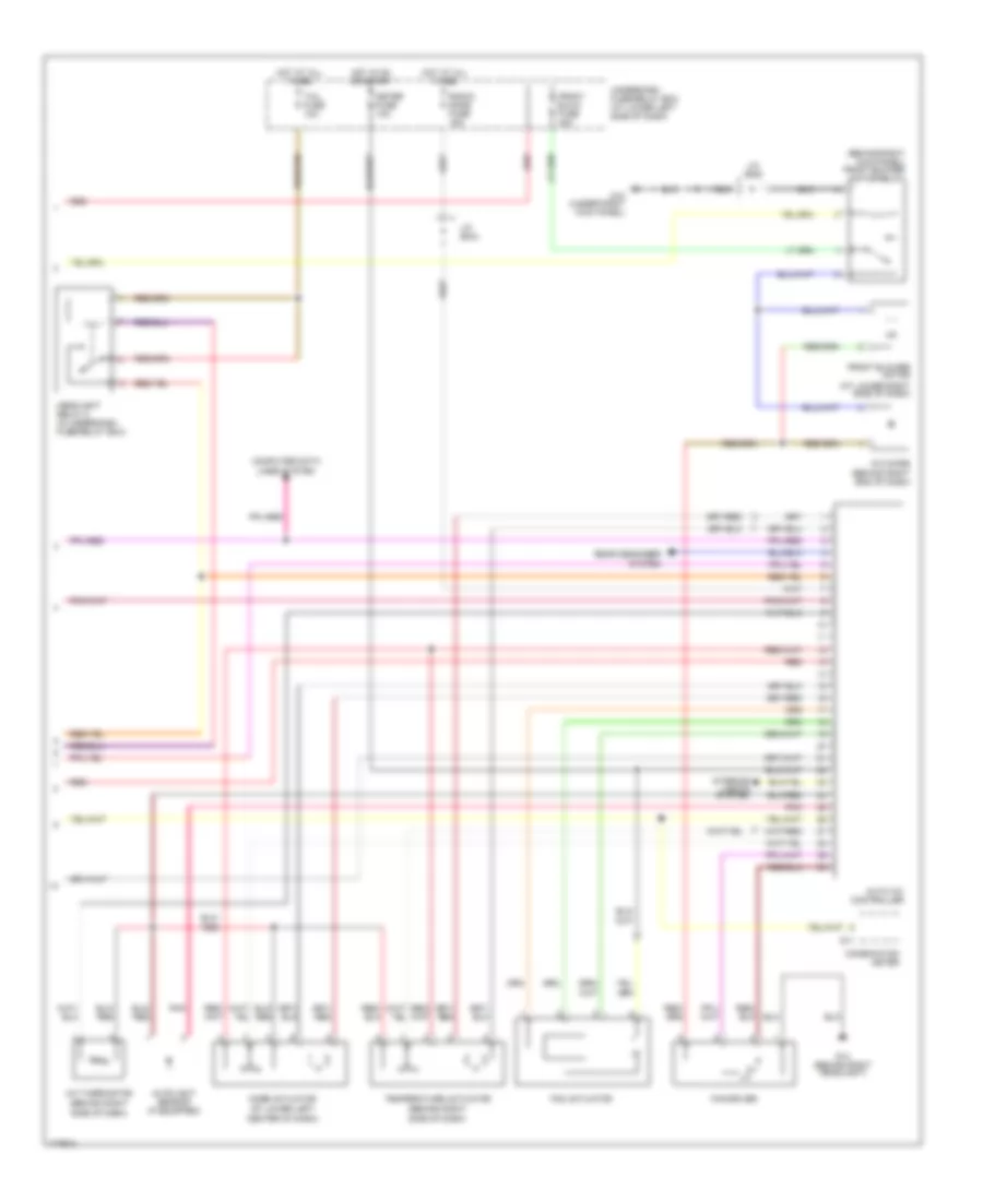 Automatic A C Wiring Diagram 2 of 2 for Suzuki XL 7 Limited 2003