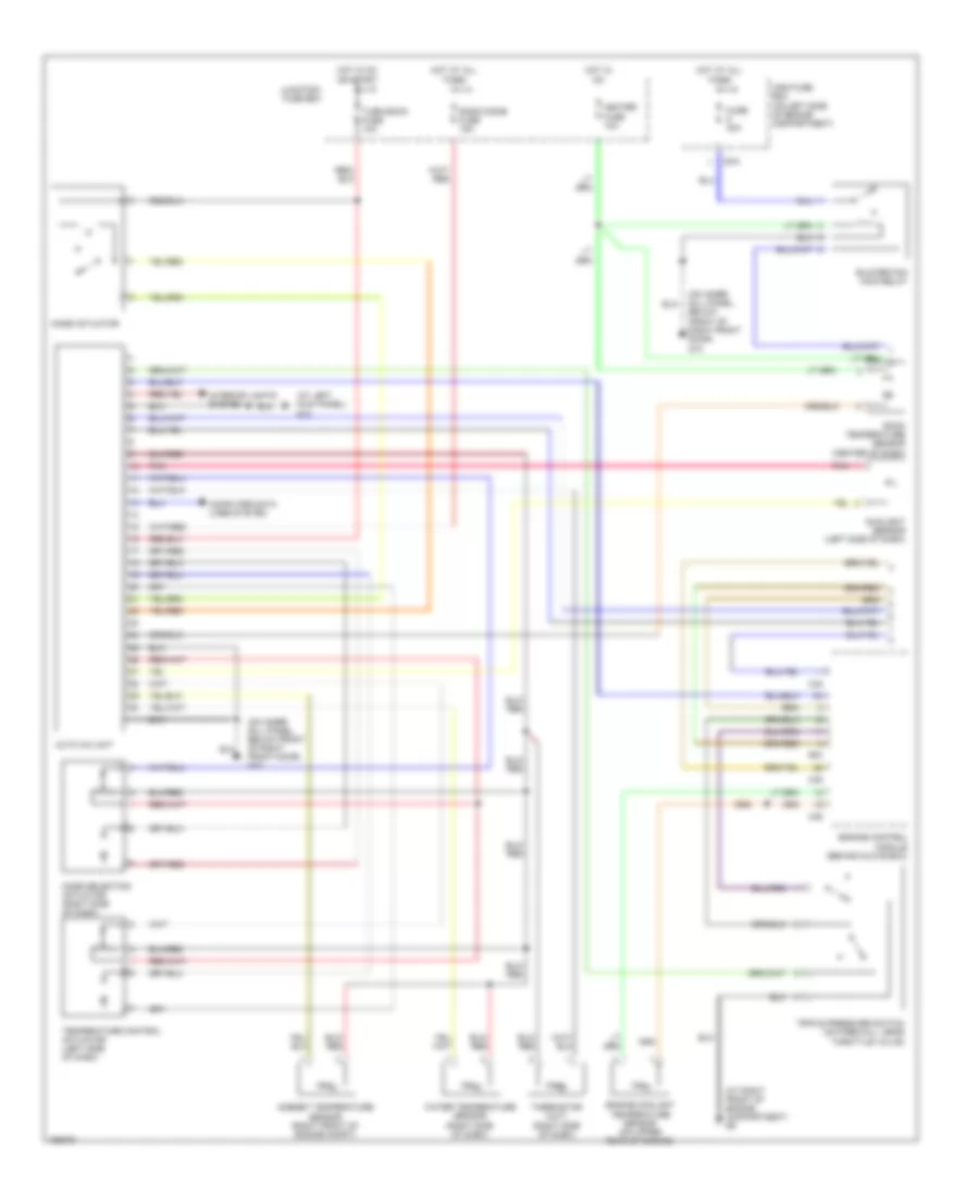 Automatic A C Wiring Diagram 1 of 2 for Suzuki Aerio S 2004