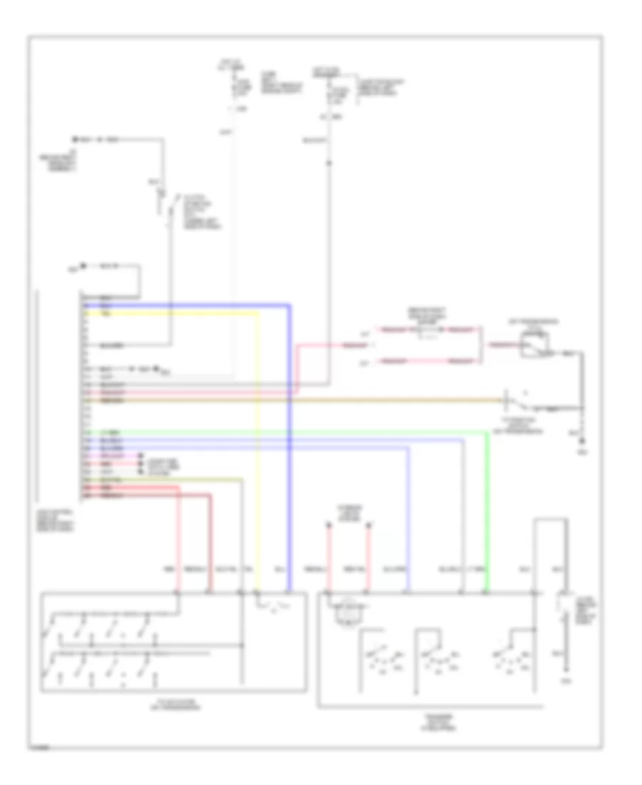 4WD Wiring Diagram for Suzuki Grand Vitara 2009