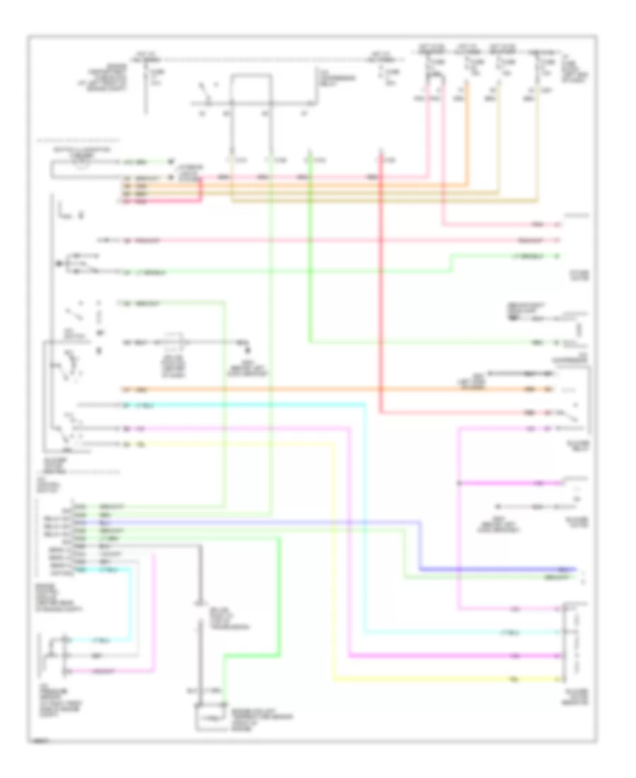 Manual A C Wiring Diagram 1 of 2 for Suzuki Forenza EX 2004