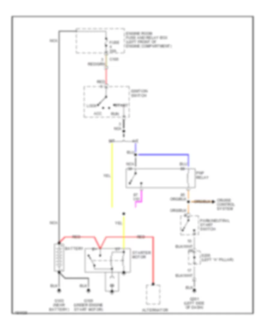Starting Wiring Diagram for Suzuki Forenza LX 2004