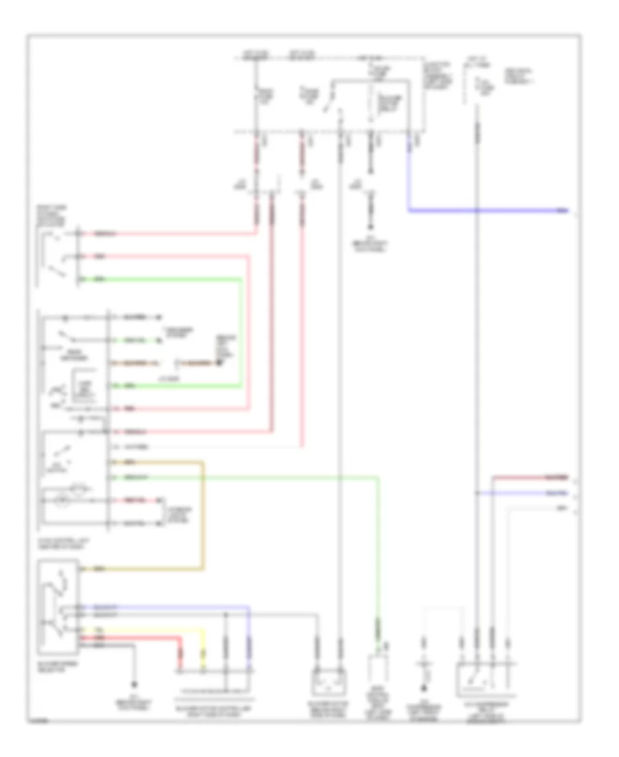 Manual A C Wiring Diagram 1 of 2 for Suzuki SX4 Crossover 2009