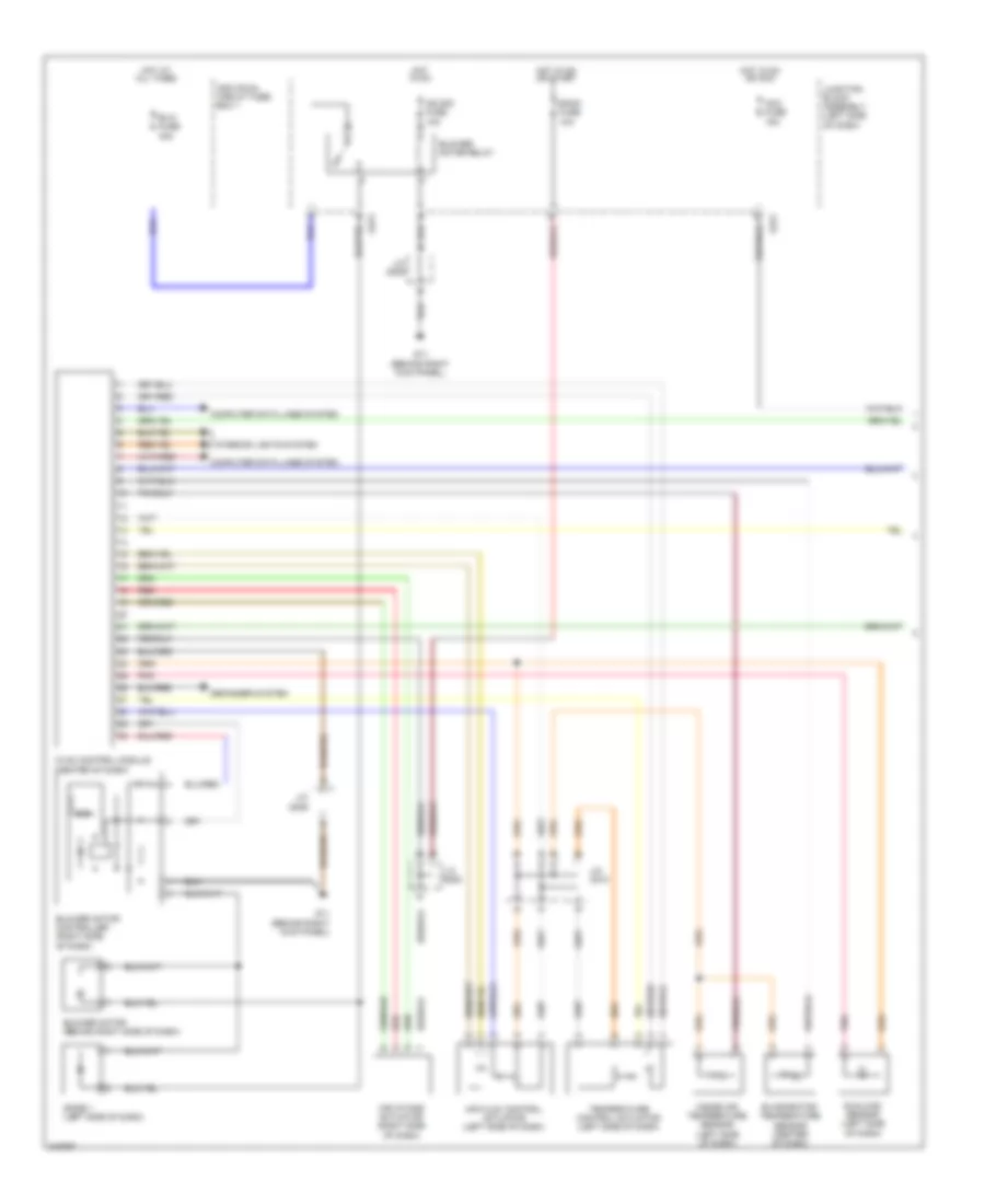 Automatic A C Wiring Diagram 1 of 2 for Suzuki SX4 LE 2009