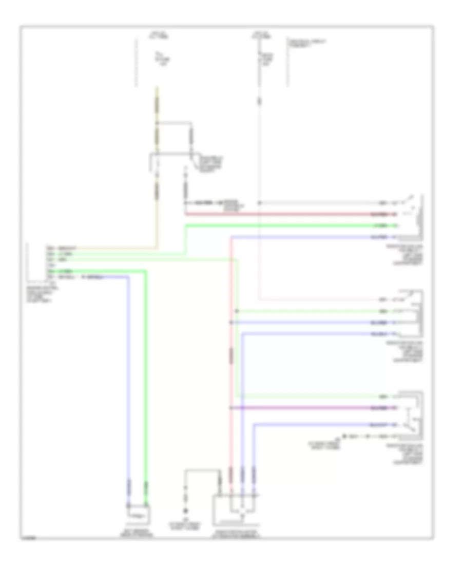 Cooling Fan Wiring Diagram for Suzuki SX4 Sport 2009