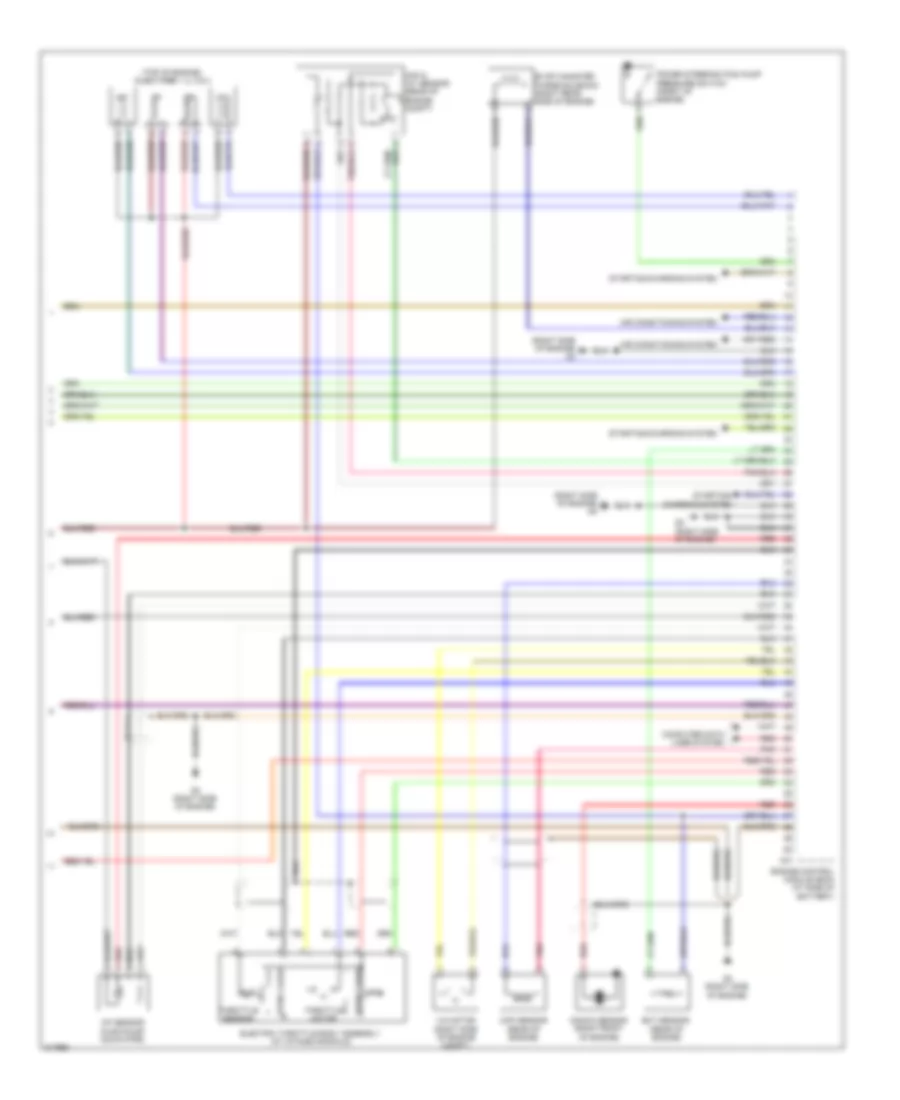 2.0L, Engine Performance Wiring Diagram (3 of 3) for Suzuki SX4 Sport 2009