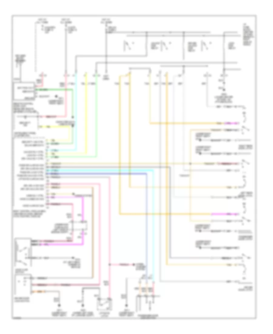 Forced Entry Wiring Diagram for Suzuki XL7 Limited 2009