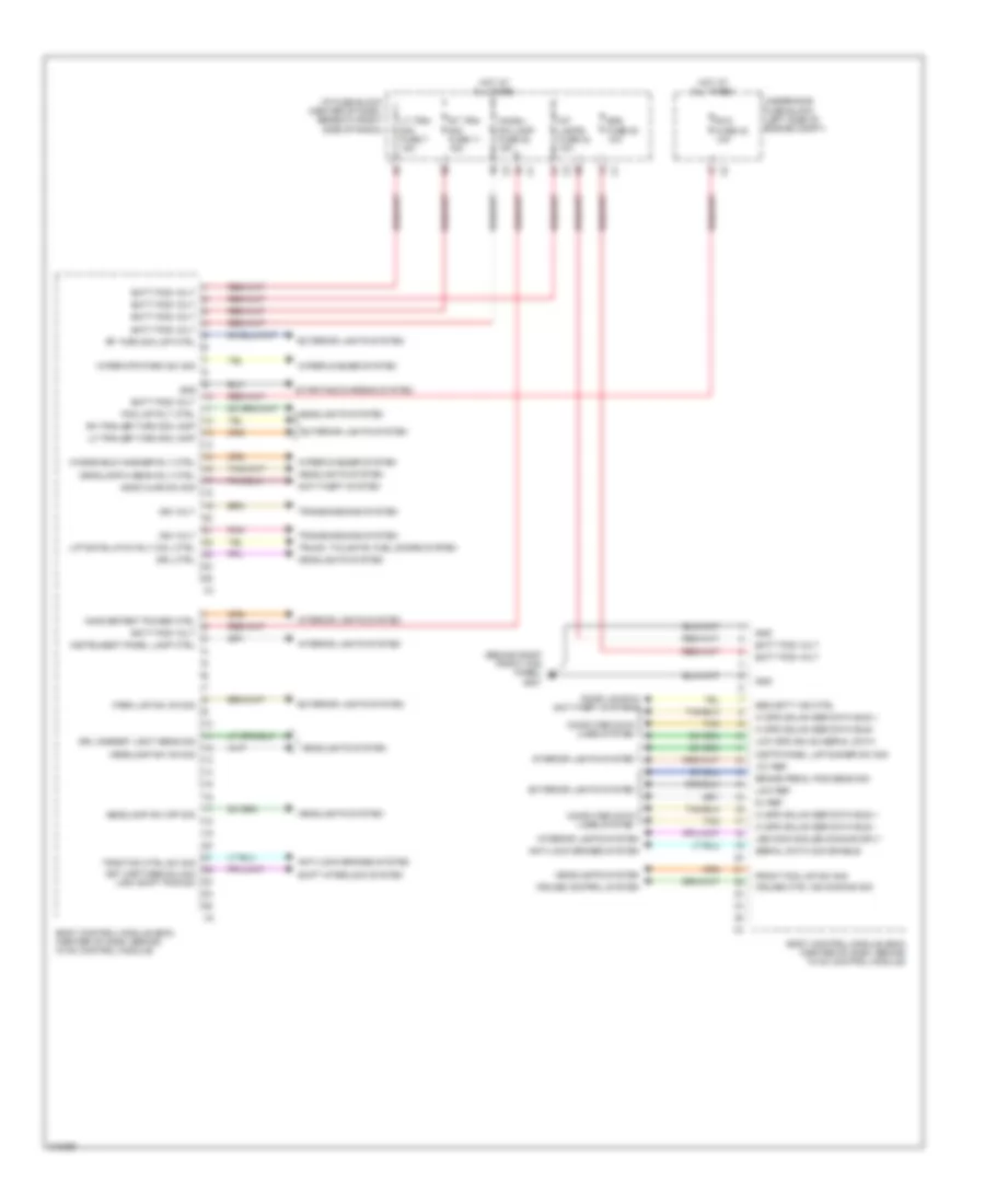 Body Control Modules Wiring Diagram (2 of 2) for Suzuki XL7 Limited 2009