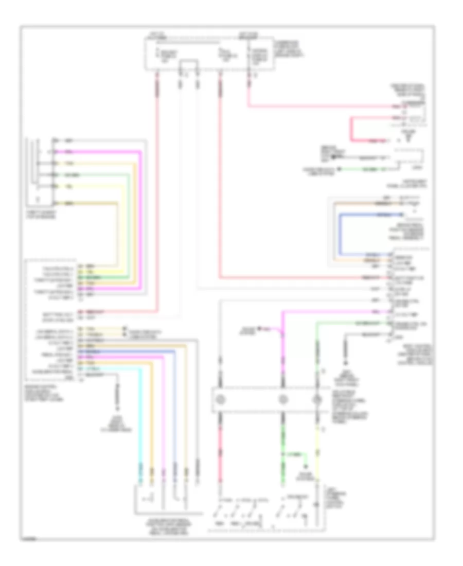 Cruise Control Wiring Diagram for Suzuki XL7 Limited 2009