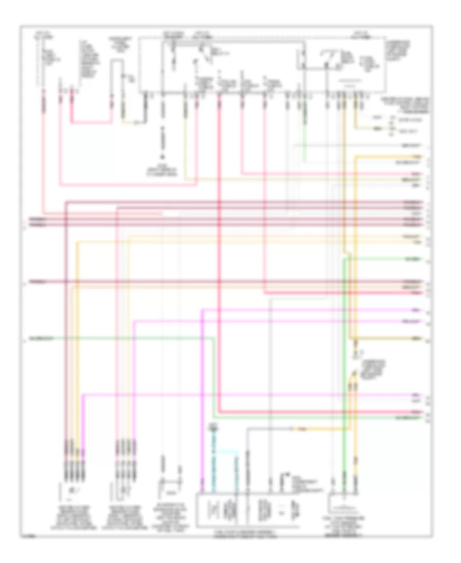 3.6L, Engine Performance Wiring Diagram (3 of 4) for Suzuki XL7 Limited 2009