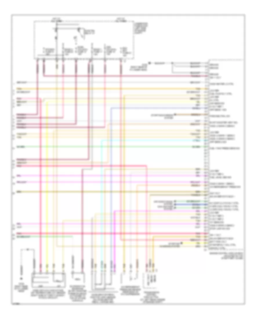 3.6L, Engine Performance Wiring Diagram (4 of 4) for Suzuki XL7 Limited 2009