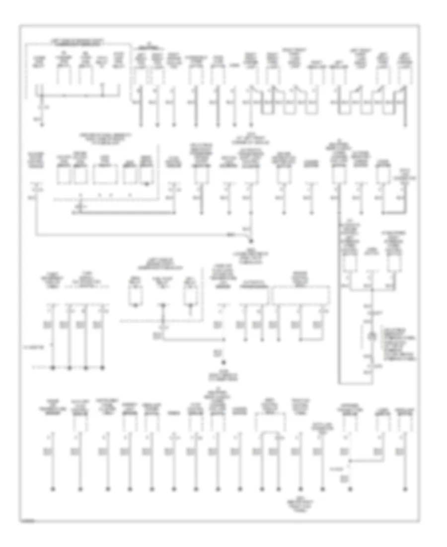 Ground Distribution Wiring Diagram 2 of 2 for Suzuki XL7 Limited 2009