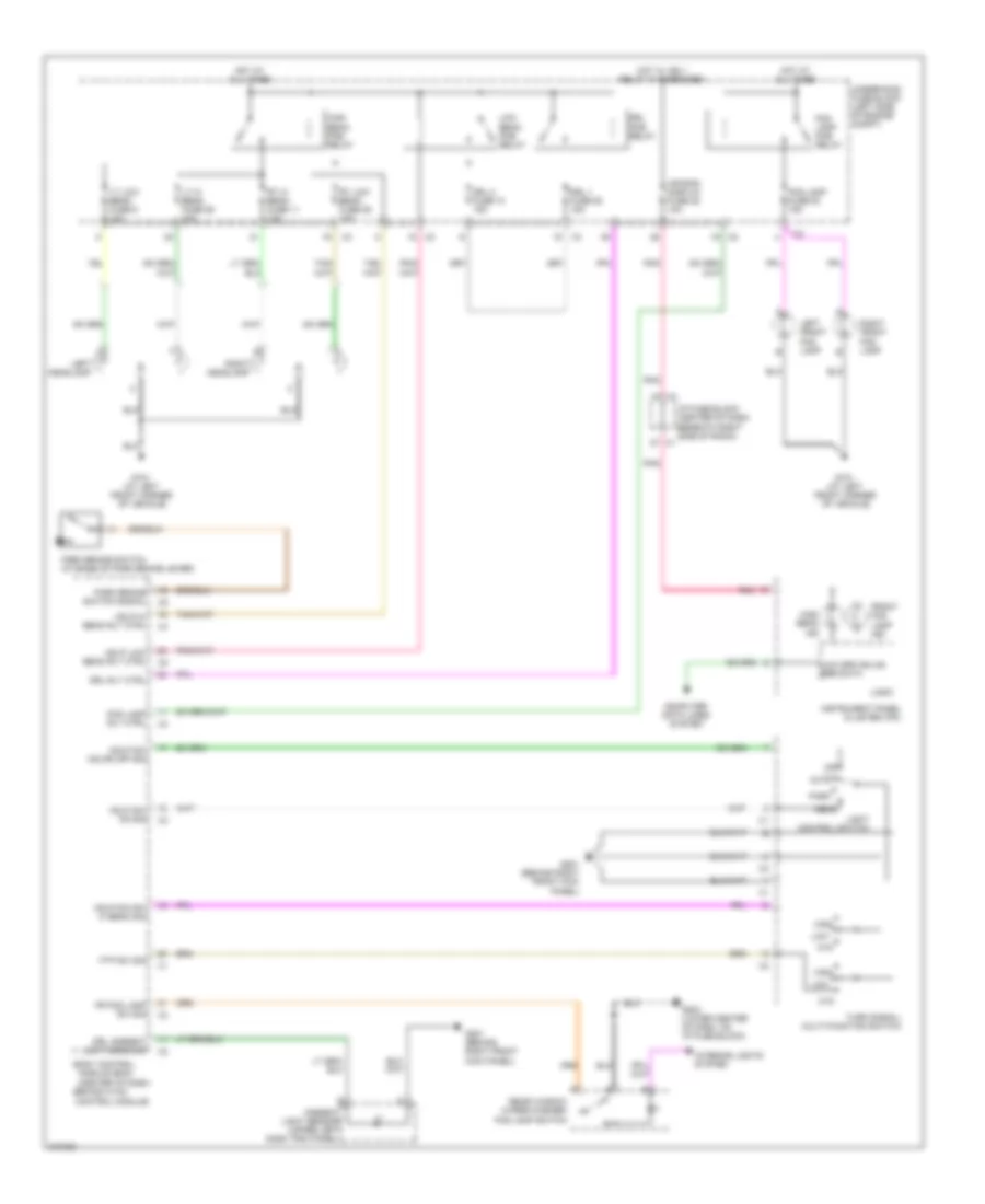 Headlights Wiring Diagram for Suzuki XL7 Limited 2009