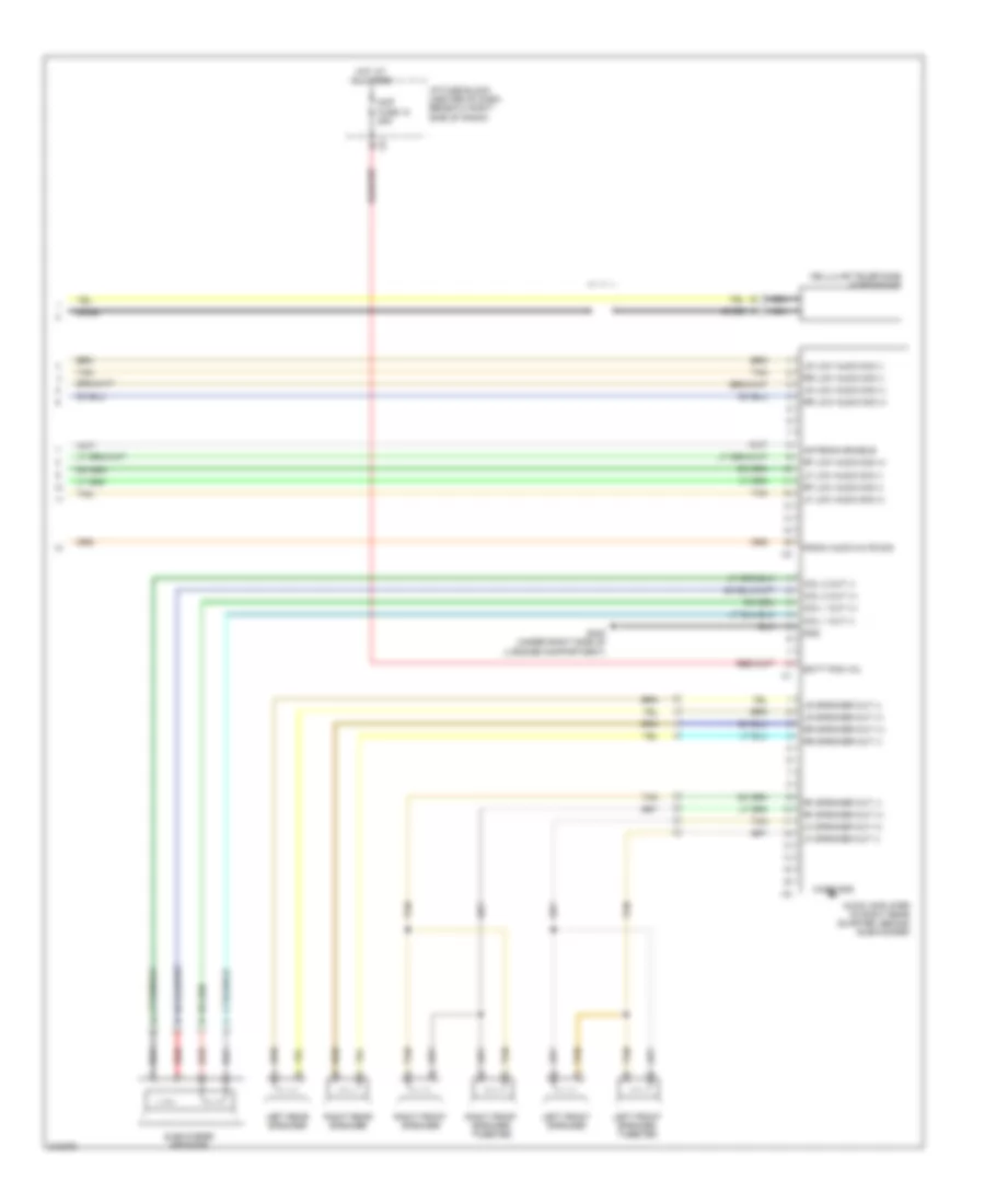 Radio Wiring Diagram Premium 2 of 2 for Suzuki XL7 Limited 2009