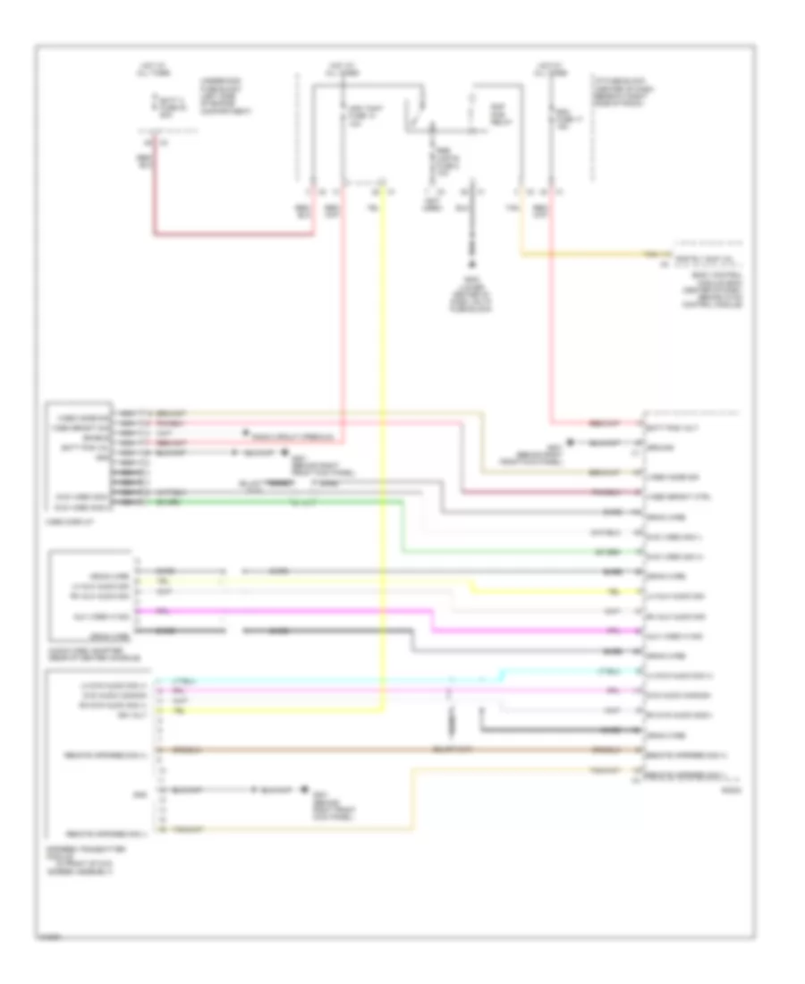 Video System Wiring Diagram for Suzuki XL7 Limited 2009