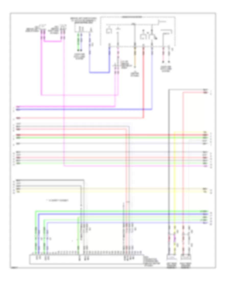 Navigation Wiring Diagram, withRadio & Display Amplifier & Separate Amplifier (4 из 5) для Toyota Prius Plug-in 2012