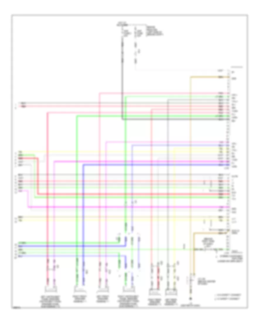 Navigation Wiring Diagram, withRadio & Display Amplifier & Separate Amplifier (5 из 5) для Toyota Prius Plug-in 2012